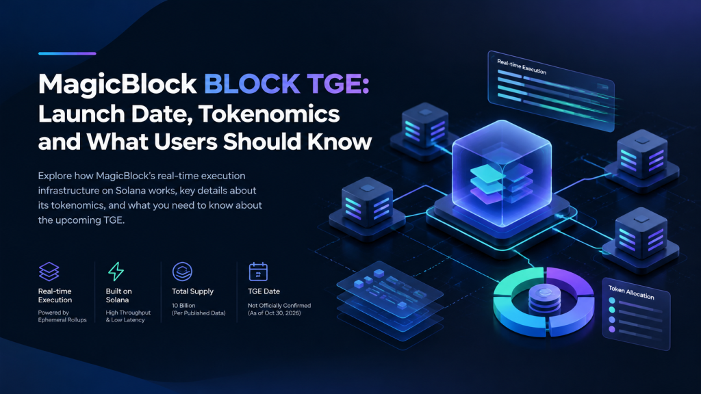 MagicBlock BLOCK TGE: Launch Date, Tokenomics & Presale Details